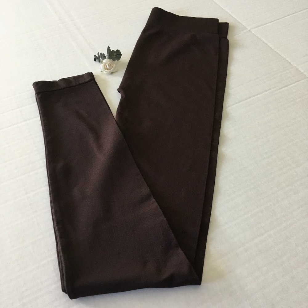 NWOT FAIRBELLA Leggings Chocolate Brown One Sz